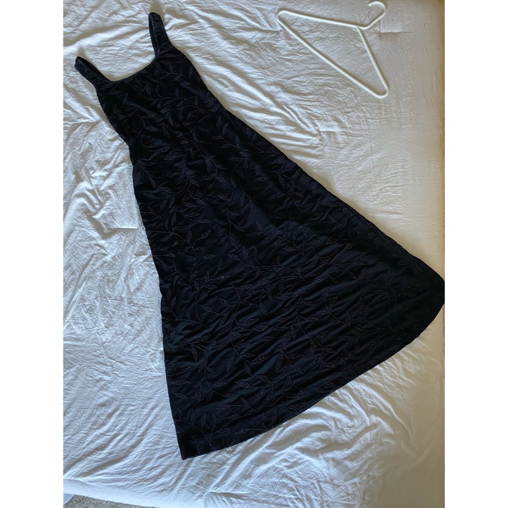 Black vintage  beaded dress